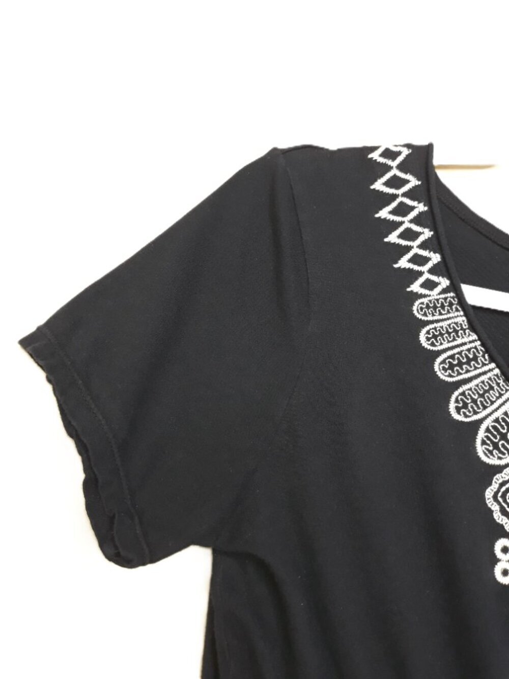 Johnny Was JWLA Cotton Embroidered Mini Dress Boho Western - Picture 5 of 9